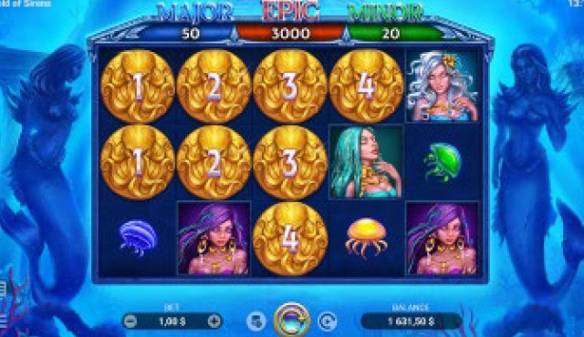 Slot Gold of Sirens, apostas, prêmios, estratégias, dicas.